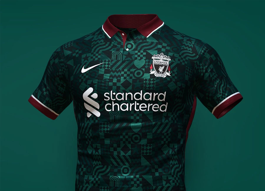 Liverpool X Nike Shirt Concept by Sithuralom #lfc #liverpoolfc #liverpool #kitdesign
