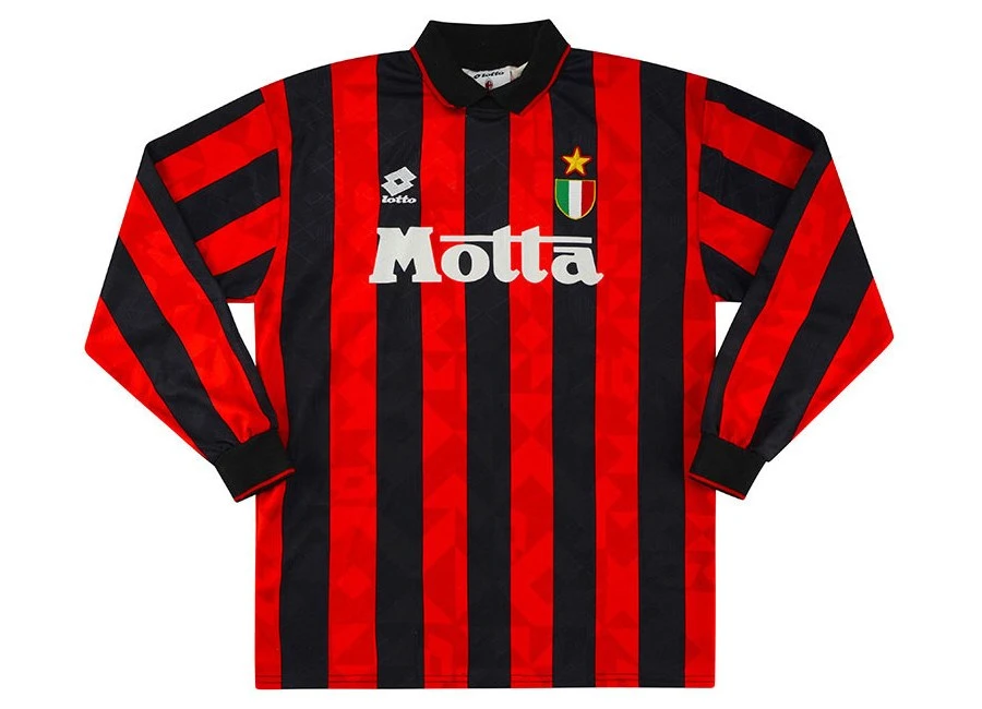 Lotto 1993-94 AC Milan Match Issue Home Shirt #acmilan #matchworn #forzamilan
