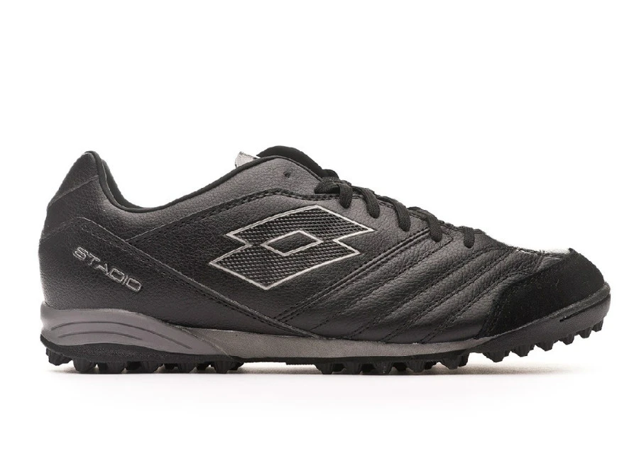 Lotto Stadio 300 II Turf - All Black / Gravity Titanium