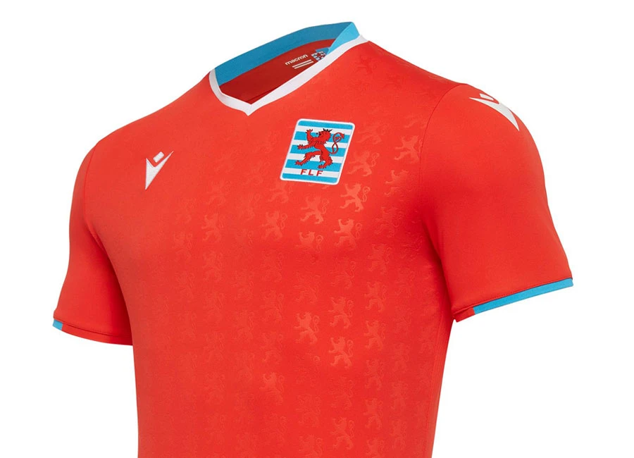 Luxembourg 2020-21 Macron Home Kit #Luxembourg #macronsports #footballshirt