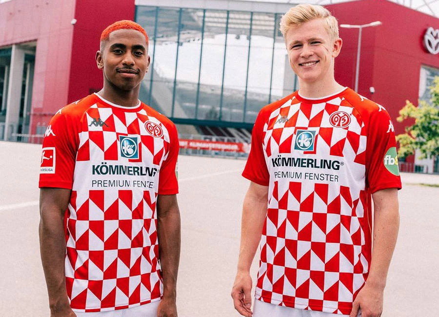 Mainz 05 2021-22 Kappa Home Shirt #mainz05 #05stERreich #kappasport #FSVMainz05