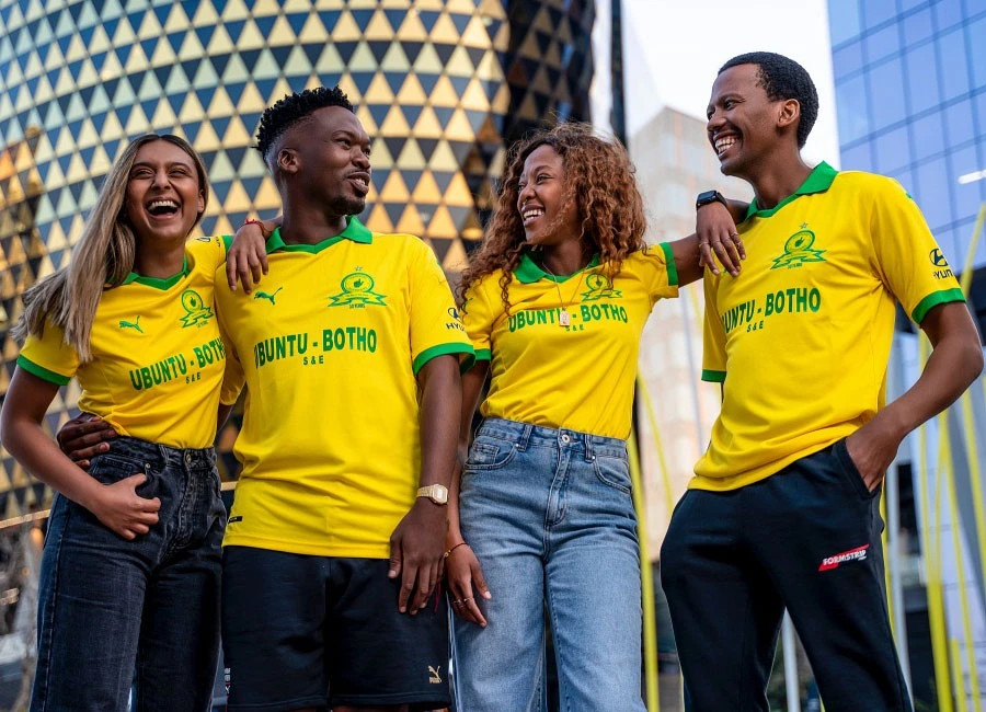 Mamelodi Sundowns 2020-21 Puma Home & Away Kits #Sundowns #MamelodiSundowns #pumafootball