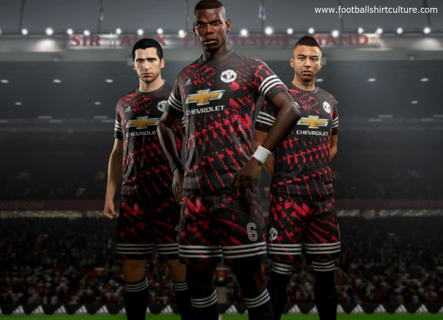 Manchester United X Adidas X FIFA 18 Digital Fourth Kit