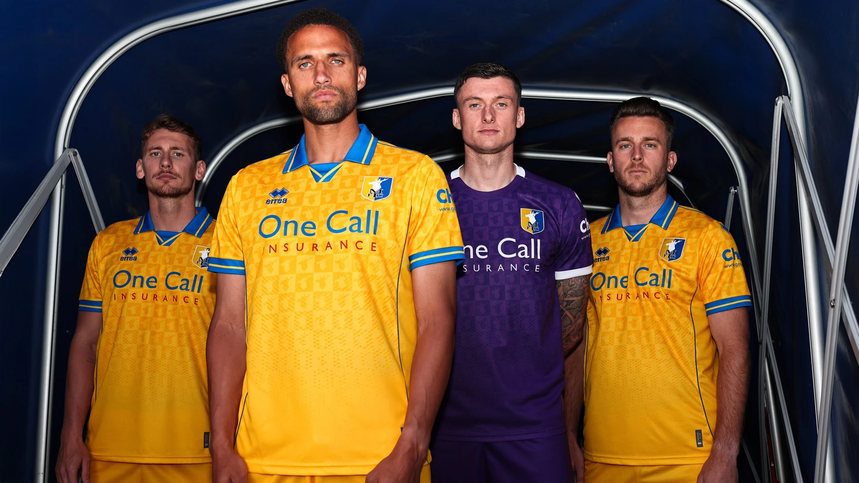 Mansfield Town 2026-27 Home Kit by Erre&agrave; Revealed