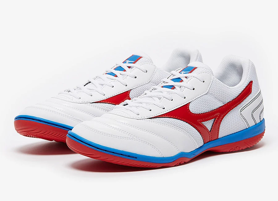 Mizuno MRL Sala Club IN - White / High Risk Red
