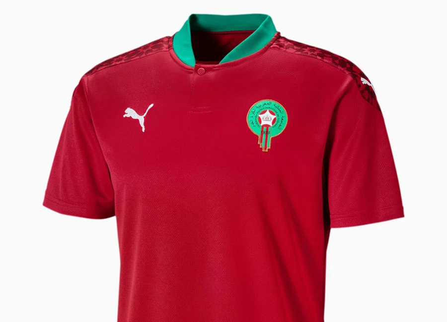 Morocco 2020-21 Puma Home Shirt #morocco #pumafootball