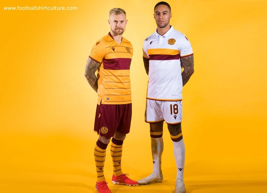 Motherwell 2019-20 Macron Home & Away Kits #MotherwellFC #footballshirt #Motherwell