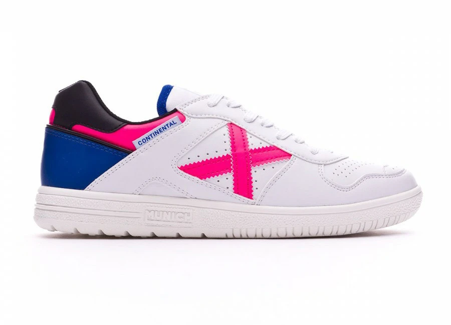 Munich Continental - White / Pink / Blue 