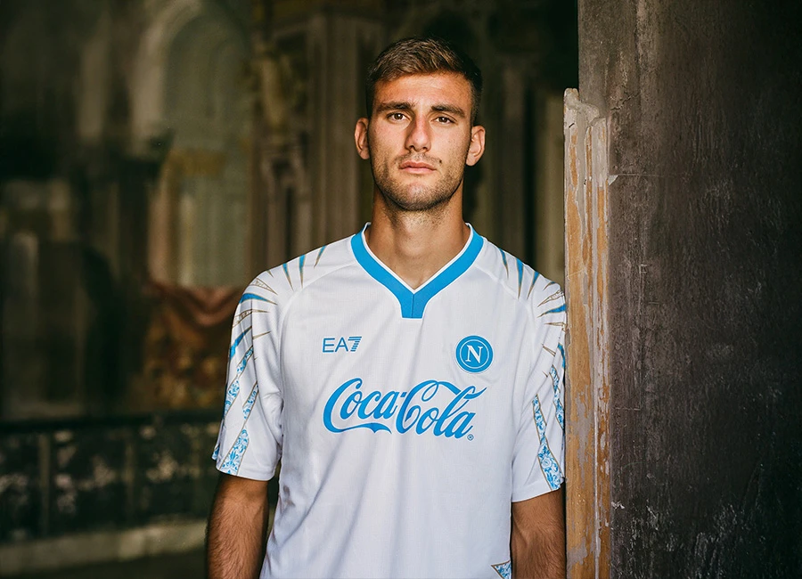 Napoli 25/26 EA7 Pre-match jersey