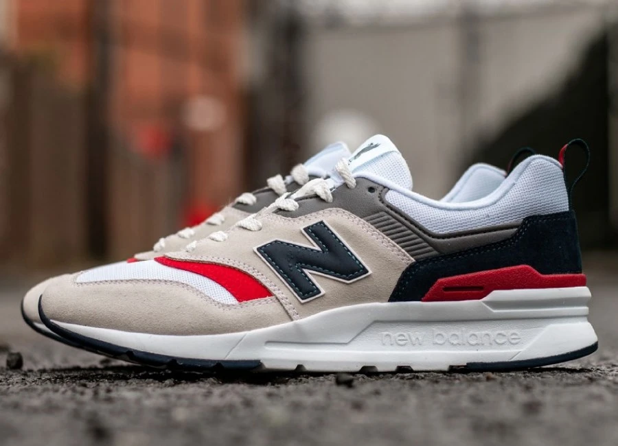 New Balance X LFC 997 Trainer - White / Navy / Red #lfc #liverpoolfc #nbfootball