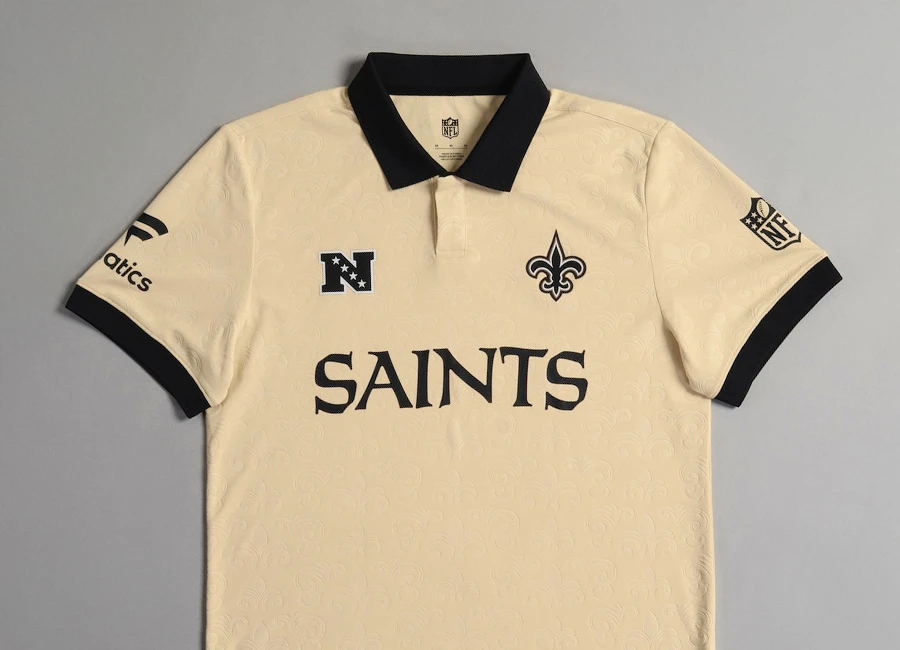 New Orleans Saints 2025 Fanatics NFL Football x Football Fan Top