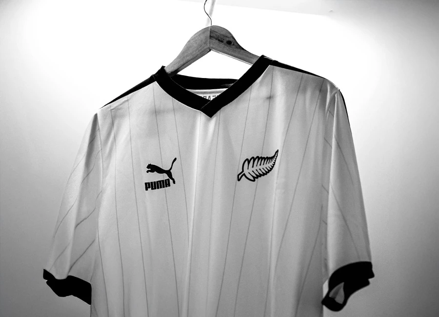 New Zealand 2025 Puma Soccer Ashes Shirt