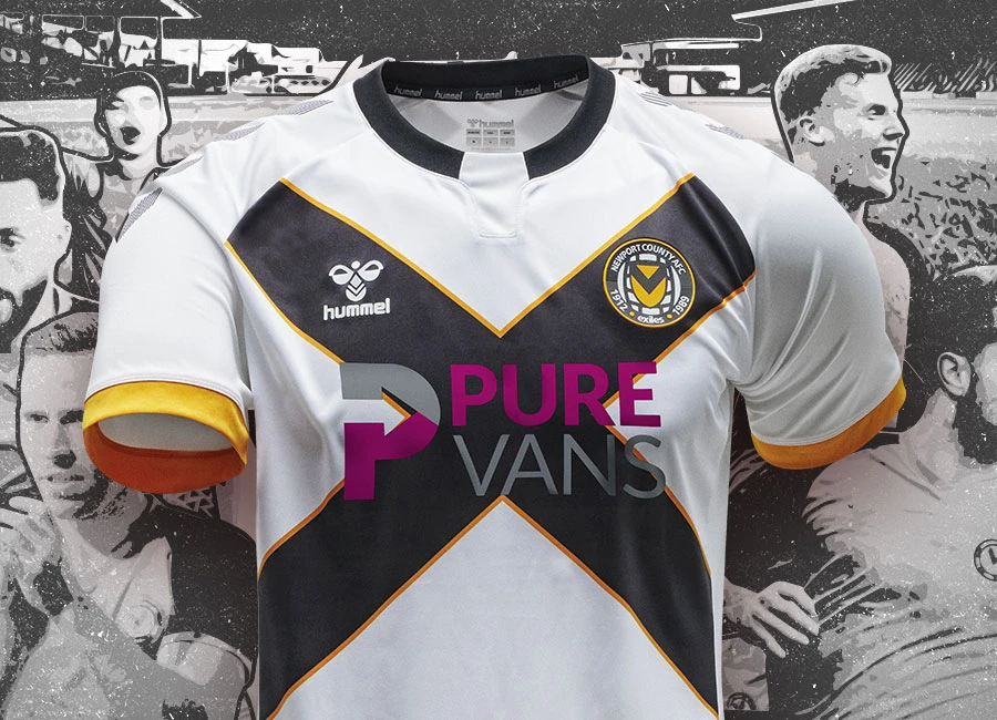 Newport County 2020-21 Hummel Away Kit #NCAFC #NewportCounty #ShareTheGame