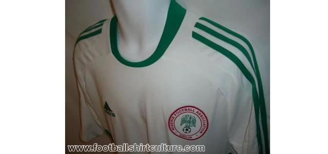New Nigeria 08/09 adidas away football shirt