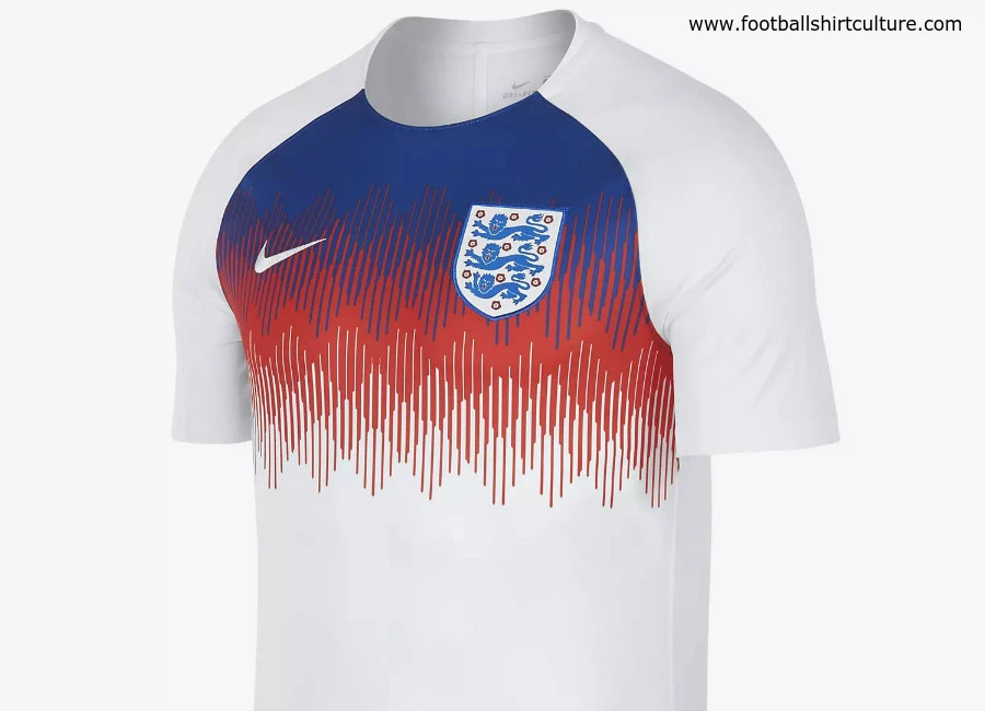 Nike 2018 England Dri-Fit Squad Football Top - White / White / White