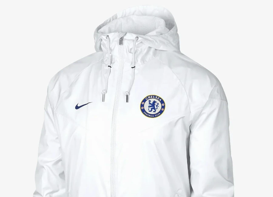 Nike Chelsea FC Windrunner - White / Rush Blue