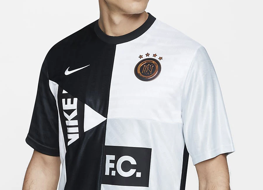 Nike F.C. Home Germany - Black / White / Pure Platinum / White #nikefootball #nikefc #footballshirt