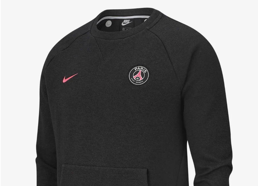Nike Paris Saint-Germain Crew - Black / Anthracite / Hyper Pink