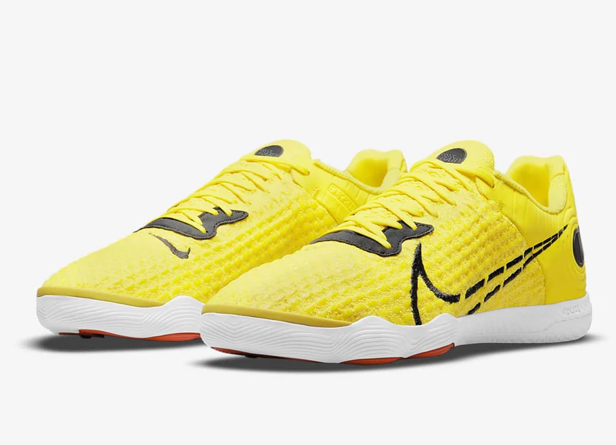 Nike React Gato - Opti Yellow / White / Opti Yellow / Dark Smoke Grey #nikefootball #futsal