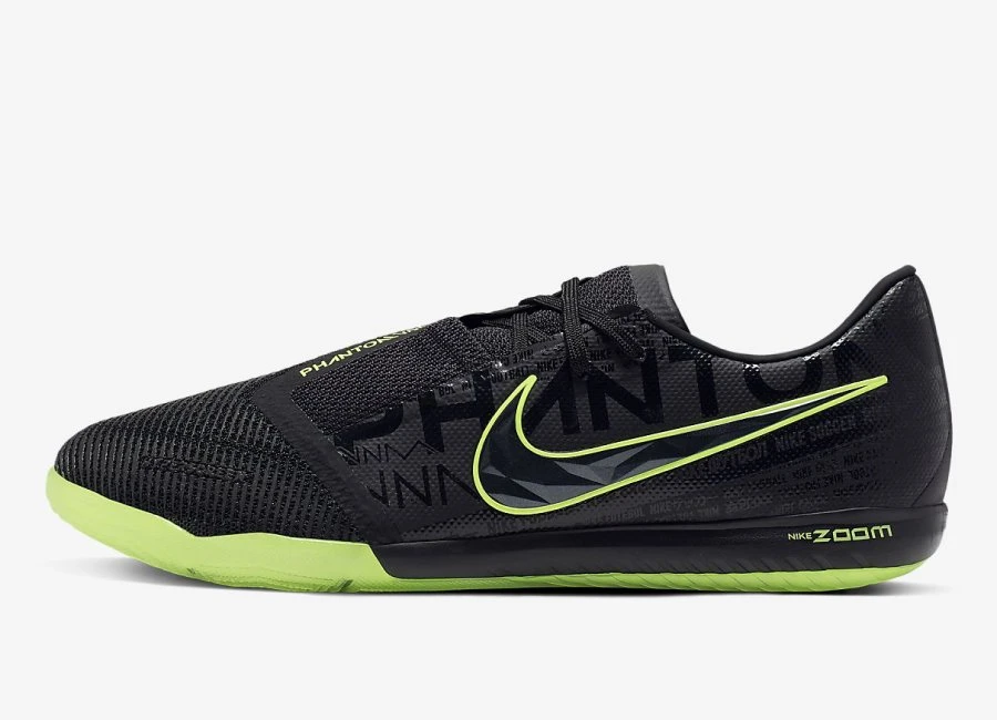 Nike Zoom Phantom Venom Pro IC Under The Radar - Black / Volt / Black #futsal #nikefootball #nikesoccer