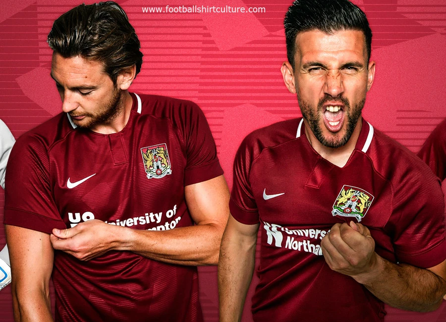Northampton Town 2018-19 Nike Home Kit
