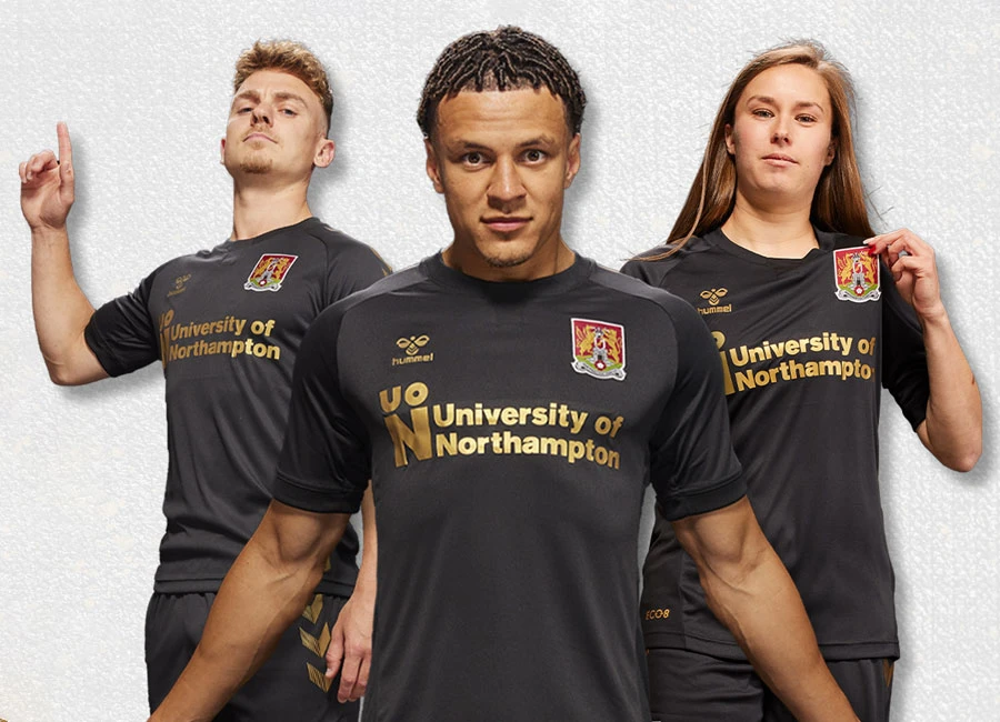 Northampton Town 2021-22 Hummel Away Kit #NorthamptonTown #ShoeArmy #sharethegame