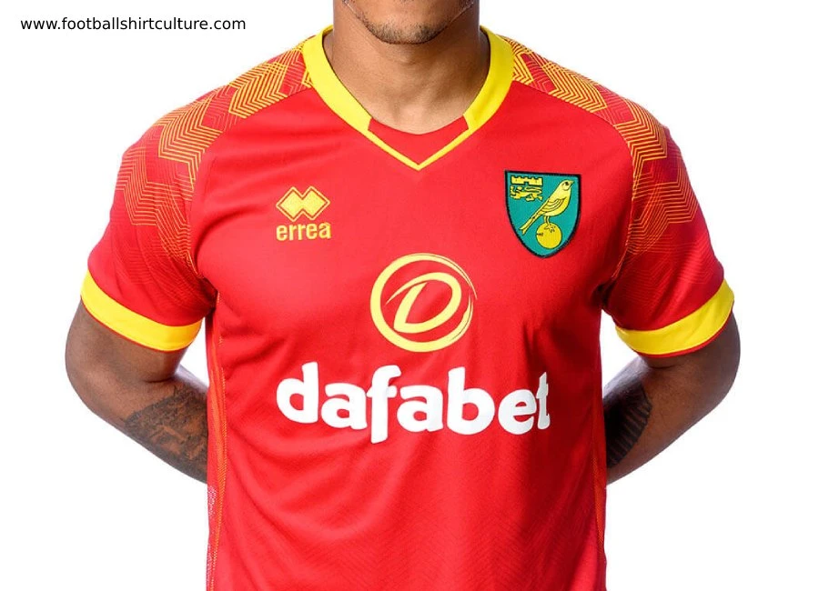Norwich City 2019-20 Errea Away Kit #NorwichCity #footballshirt #ncfc