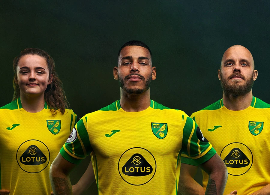 Norwich City 2021-22 Joma Home Kit #NorwichCity #NorwichCityfc #ncfc #jomasport