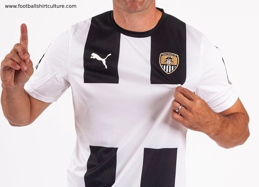 Notts County 2019-20 Puma Home Kit #NottsCounty #footballshirt #NottsCountyfc