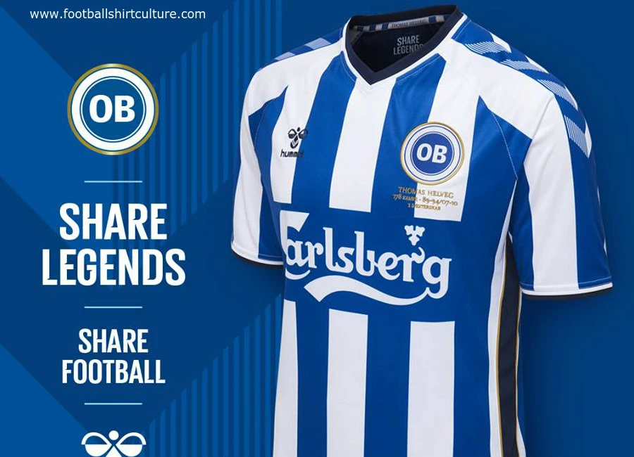 Odense Boldklub 2017 Helveg 6 Home Shirt