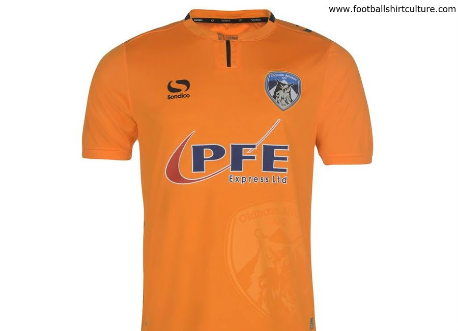 Oldham Athletic 2017-18 Sondico Away Kit