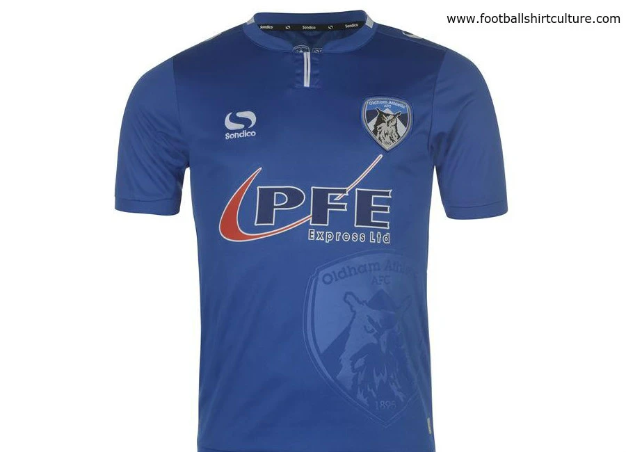 Oldham Athletic 2017-18 Sondico Home Kit