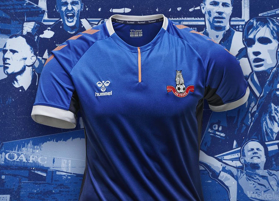 Oldham Athletic 125th anniversary Hummmel 2020-21 Home Kit #OldhamAthletic #oafc #oafc125 #ShareTheGame #hummelsport