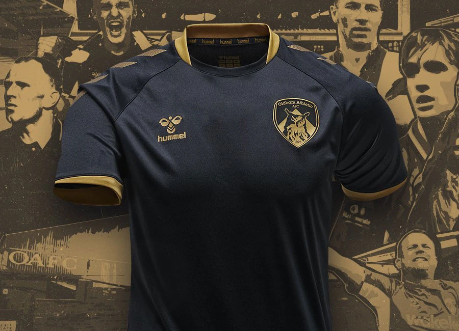Oldham Athletic 125th anniversary Hummel 2020-21 Third Kit #OldhamAthletic #oafc #oafc125