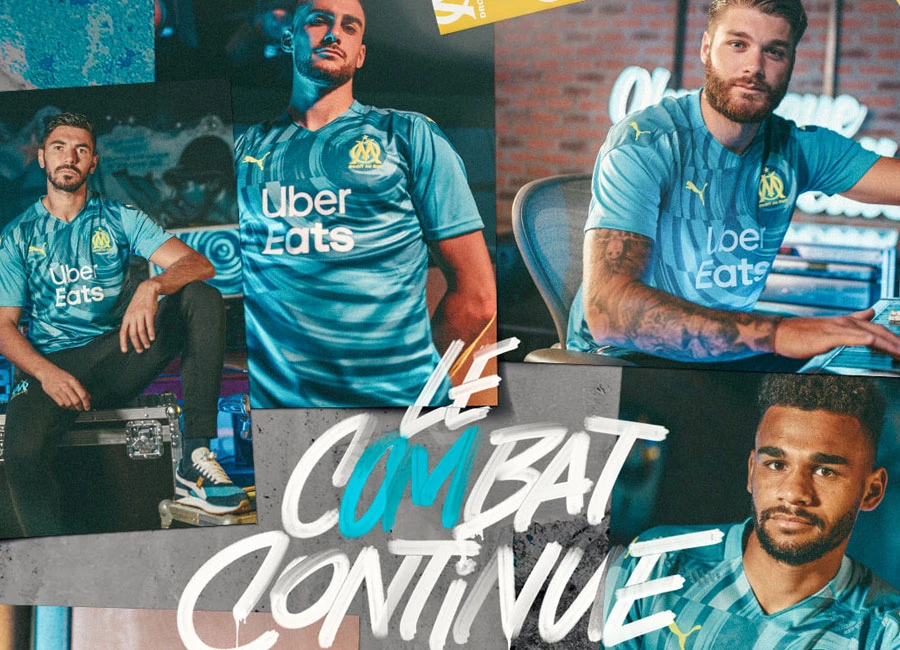 Olympique de Marseille 2020-21 Puma Third Kit #OlympiqueMarseille #teamOM #LecOMbatContinue