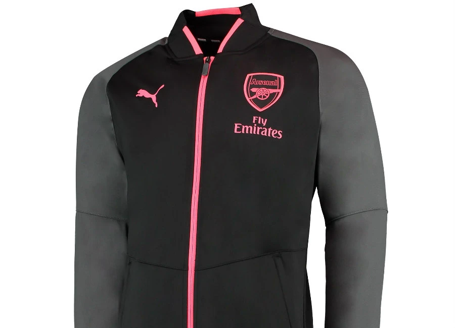 Puma Arsenal FC Stadium Jacket - Puma Black / Dark Shadow