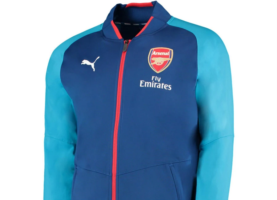 Puma Arsenal FC Stadium Jacket - Limoges / Blue Danube