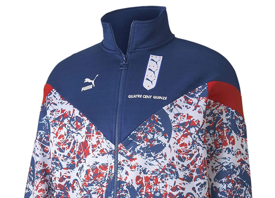 Puma England Track Jacket - Limoges / High Risk Red #england #threelions