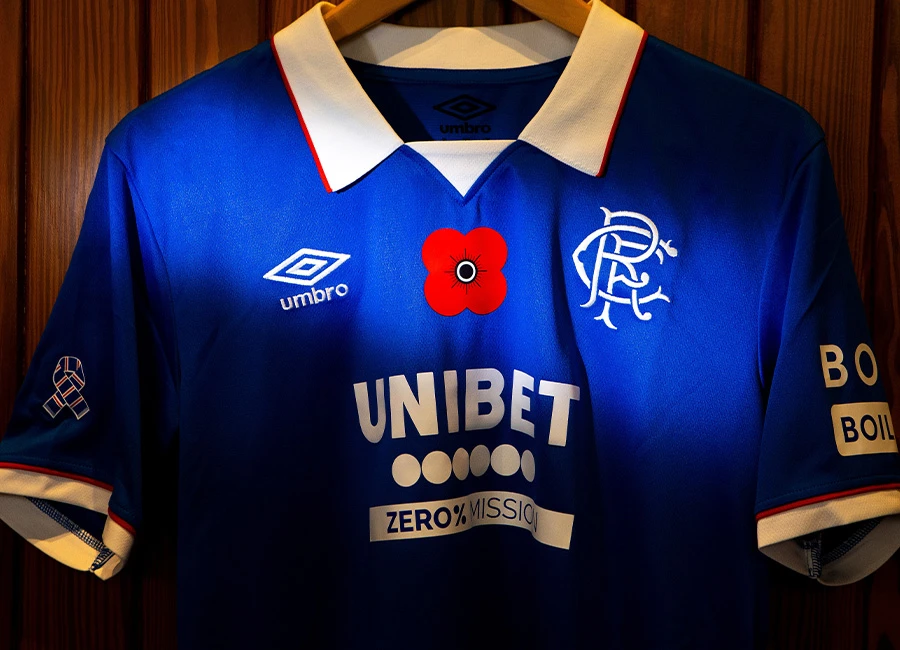 Rangers 25/26 Umbro Poppy Home Shirt