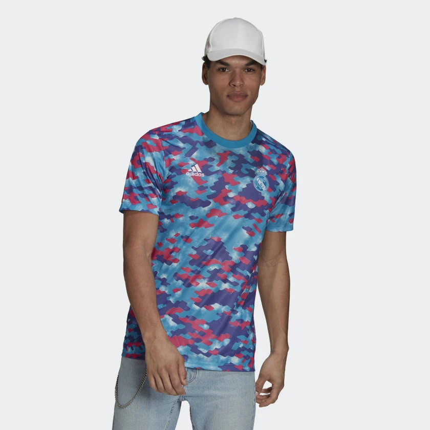 Real Madrid Pre-Match Jersey - Pink / Purple / Shock Cyan