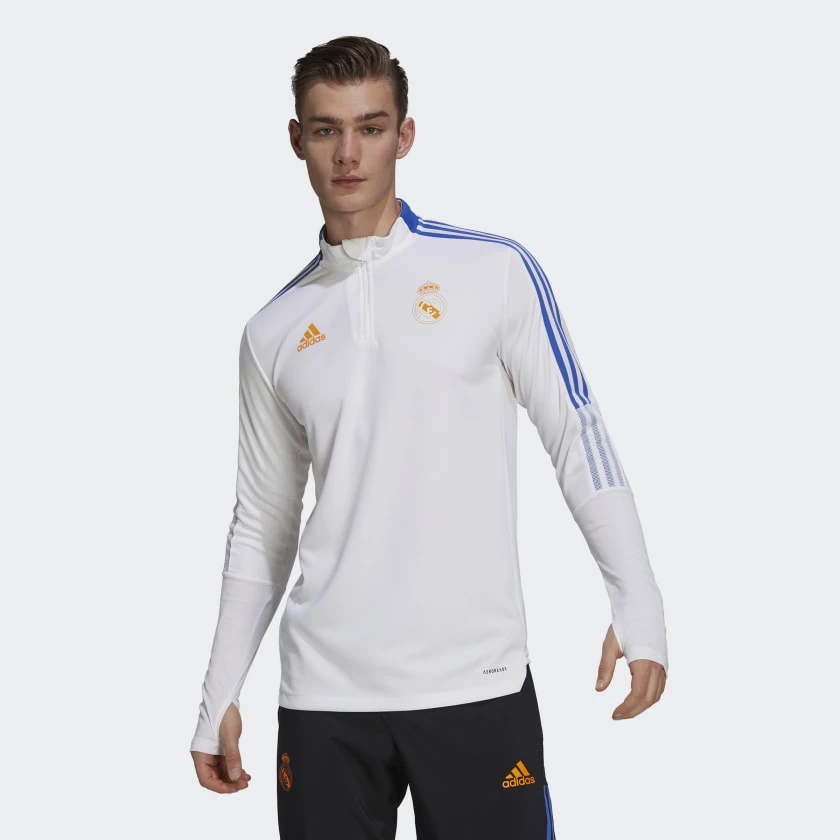 Real Madrid 21/22 Tiro Training Top - White