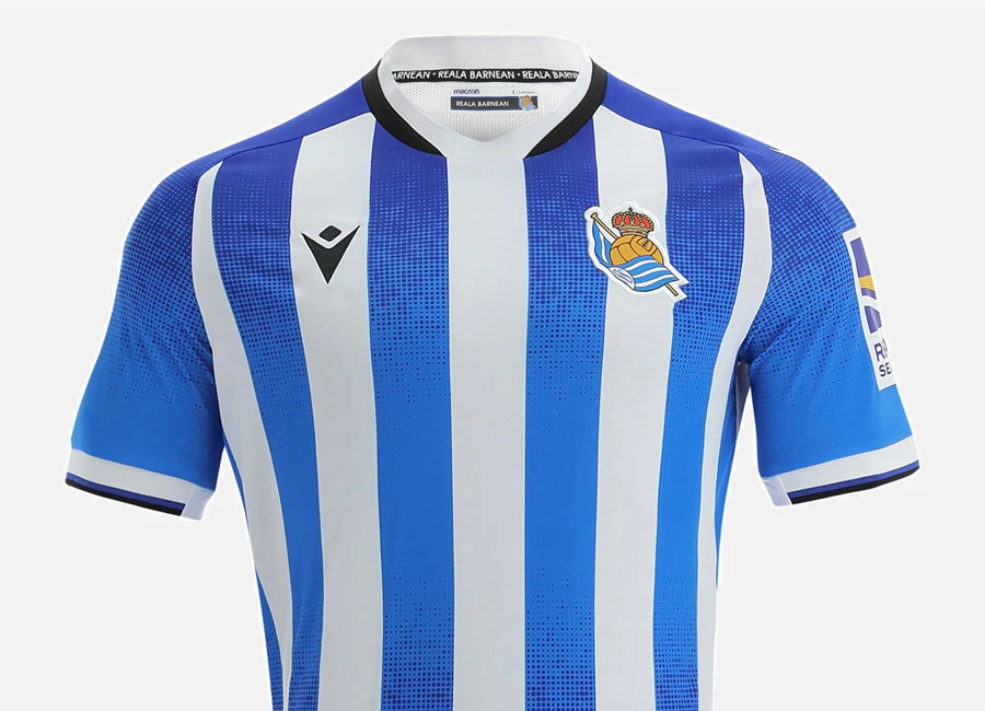 Real Sociedad 2021-22 Macron Home Kit #AurreraReala #RealSociedad #macronsports
