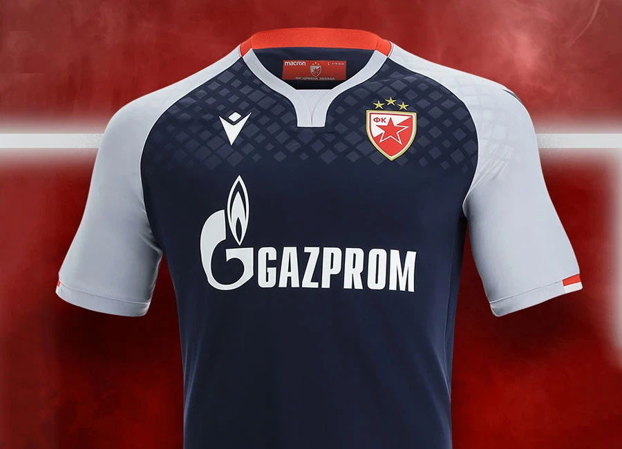 Red Star Belgrade 2021-22 Macron Home Kit #fkcz #FKCrvenazvezda #RedStarBelgrade