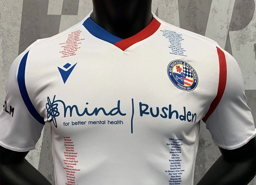 Rushden & Diamonds 2020-21 Macron Home Kit #AFCRD #macronsport