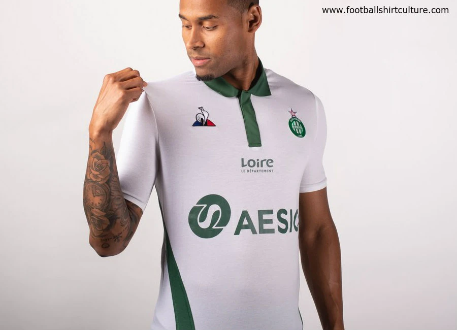 Saint-Etienne 2018-19 Le Coq Sportif Away Kit