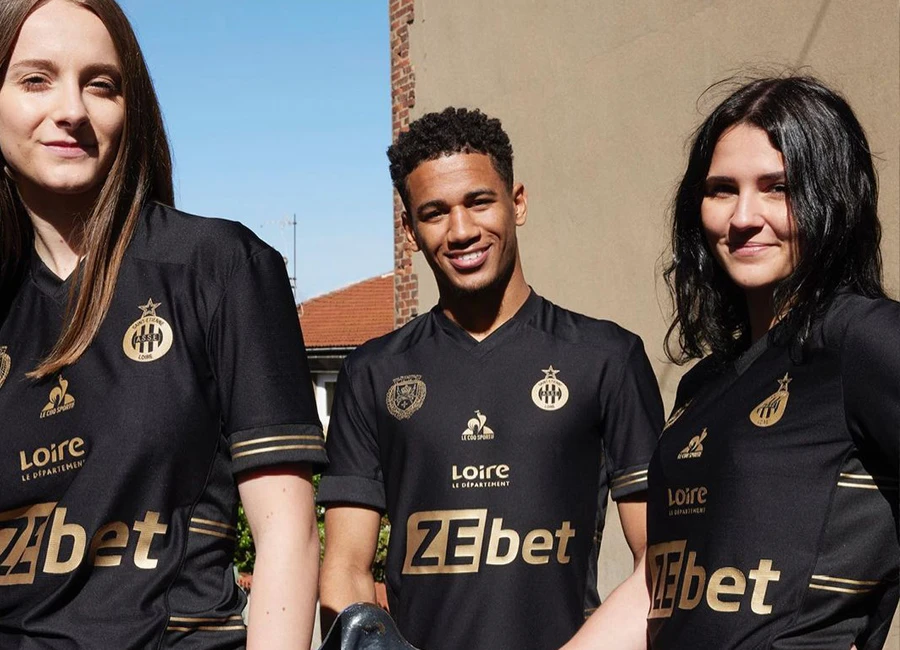 Saint-Étienne 2021-22 Le Coq Sportif Third Kit #LAvenirEnVert #SaintÉtienne #LeCoqSportif #ASSE #teamasse