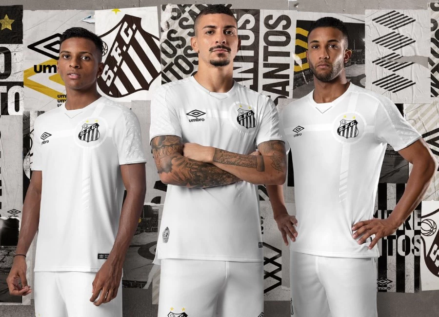 Santos 2019 Umbro Home Kit #SantosFC #55AnosTrípliceCoroa #umbro