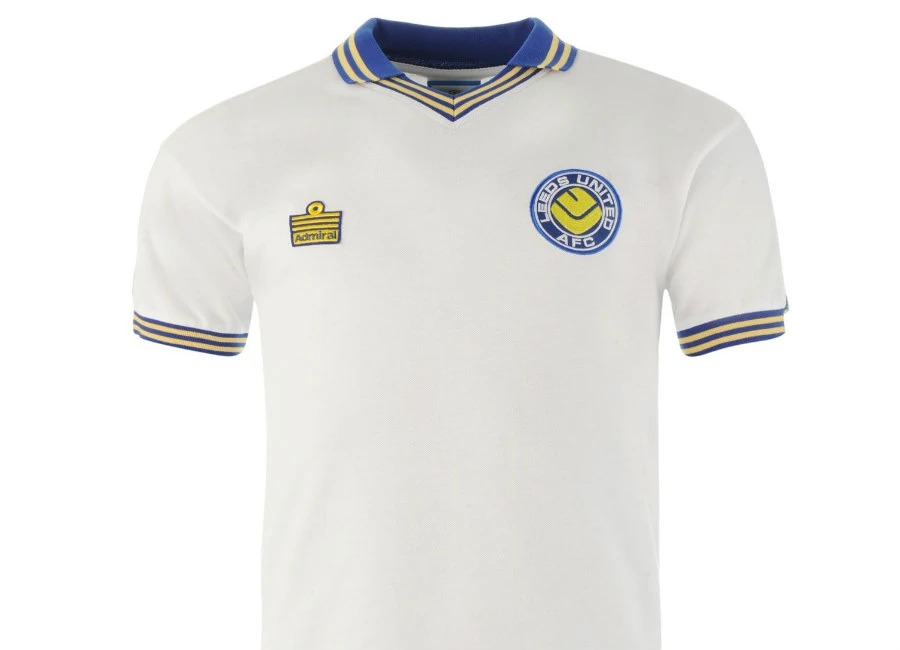Leeds United 1978 Score Draw Retro Admiral Home Shirt