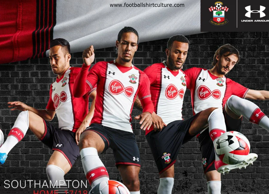 Southampton 2017-18 Under Armour Home Kit