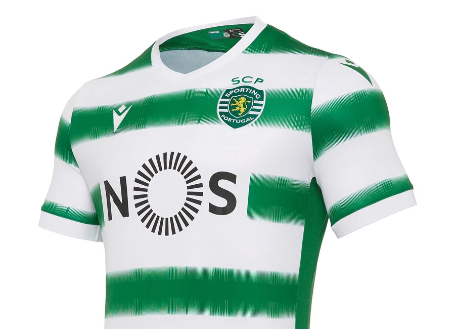Sporting Lisbon 2020-21 Macron Home Shirt #SportingCP #SportingLisbon